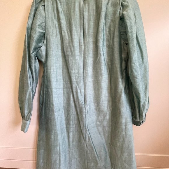 MIRTH Caftans teal colored mini-dress size small. BRAND NEW! - Picture 4 of 8